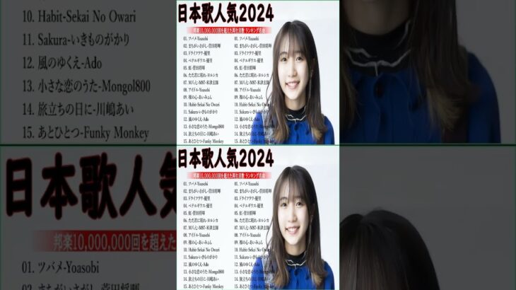 有名曲jpop メドレー 2024 – 音楽 ランキング 最新 2024 || 邦楽 ランキング 最新 2023 – 日本の歌 人気 2024🍁J-POP 最新曲ランキング 邦楽 2024 TM.39
