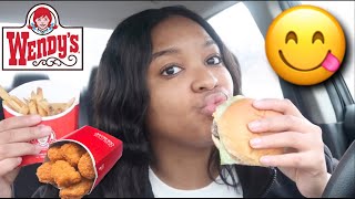 WENDY’S MUKBANG • who’s the king of R&B?!