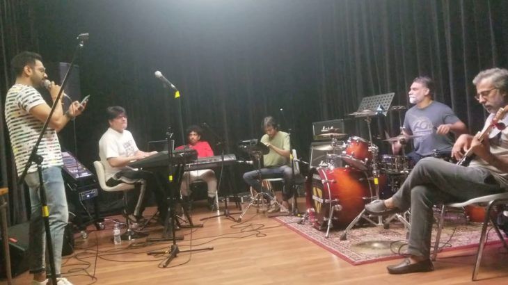 Rehearsal with Sreeram Bollywood Singer for his Concert in toronto with R&B United Band(3)