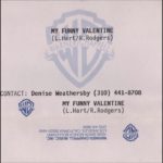 Unknown Artist – My Funny Valentine (Demo) Rare Soul R&B
