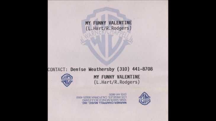 Unknown Artist – My Funny Valentine (Demo) Rare Soul R&B