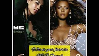 Alicia Keys vs Beyoncé (Queens of R&B)