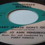 Jo Ann Henderson   Baby please dont go     Blues R&B Soul